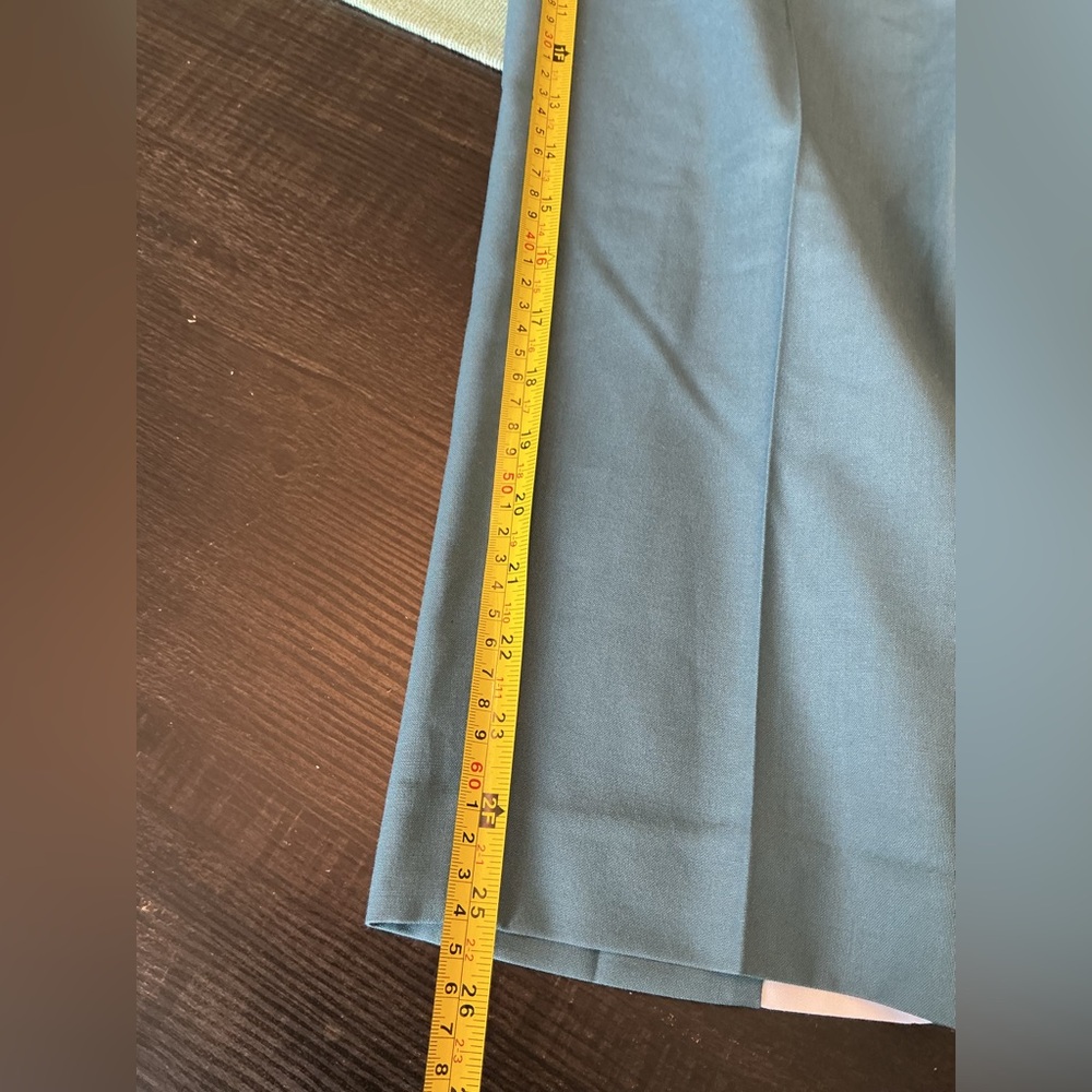 ASOS Men’s Dress Pants Teal Side Stripe Slim Fit 34x30 NWT - Picture 9 of 11